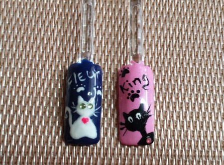 Nail-art voor Yvonne, King en Fleur
